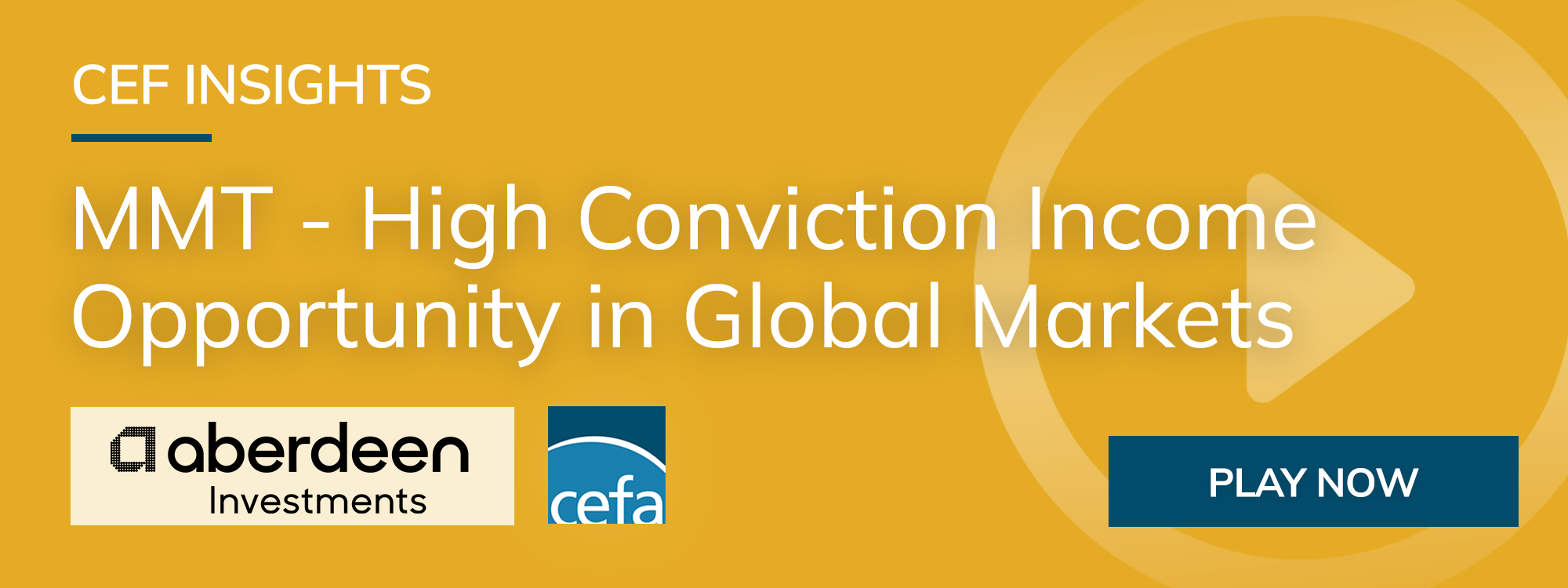 MMT - High Conviction Income Opportunity in Global Markets